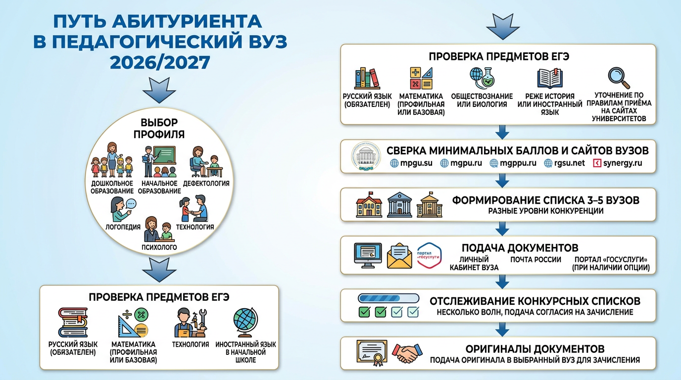 Как поступить в педВУЗ